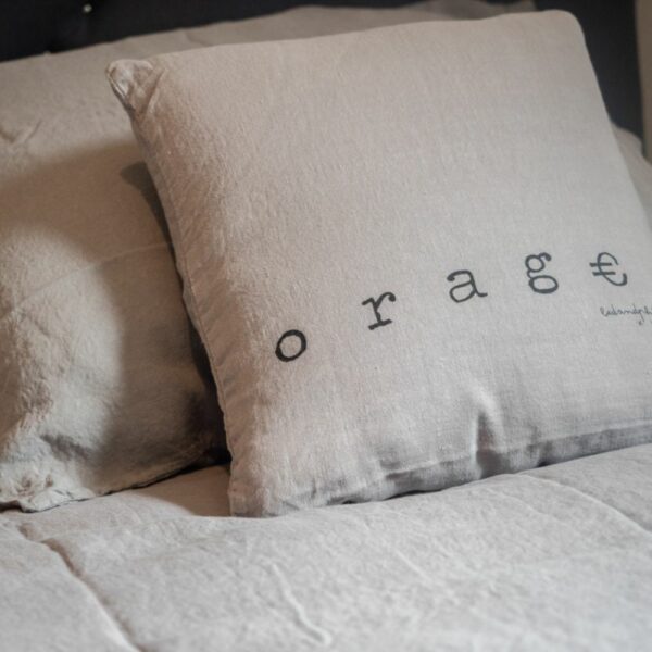 MOLLY - Orage – Silkscreened Cushion – 35x35cm (Cushioning Included)