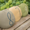 SHINING - Kaki – Silkscreened Cushion – Ø63cm (Cushioning Included)