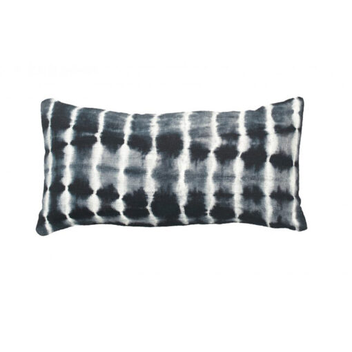 Coussin tie&dye noir