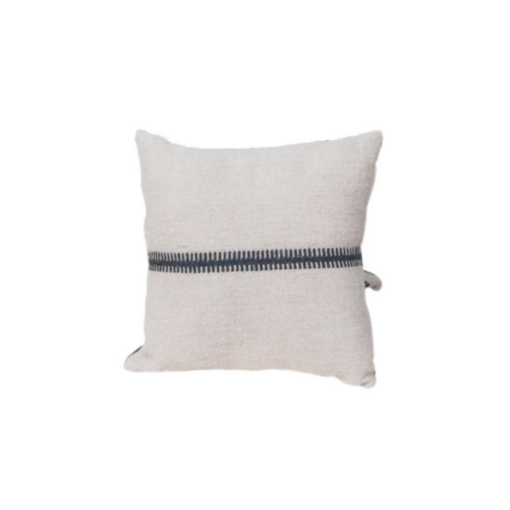 Coussin hana en laine et lin