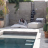 DREAM - Blanc - Outdoor Floor Cushion - 165x135cm (Cushioning Included)