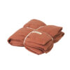 FULLY - Terre brulée – Washed Linen Quilt – 90x200cm (Garniture Incluse)