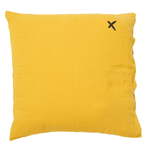 HUG - Curry – Silkscreened Cushion – 80x80cm (Cushioning Included)