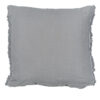 HUG FRANGÉ - Orage - Linen Fringed Cushion - 80x80cm (Cushioning Included)