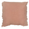 HUG FRANGÉ - Rosebud - Linen Fringed Cushion - 80x80cm (Cushioning Included)