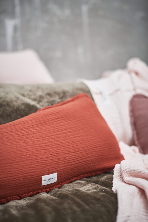 YOK - Plume - Cotton Gauze Cushion - 40x60cm (Cushioning Included)