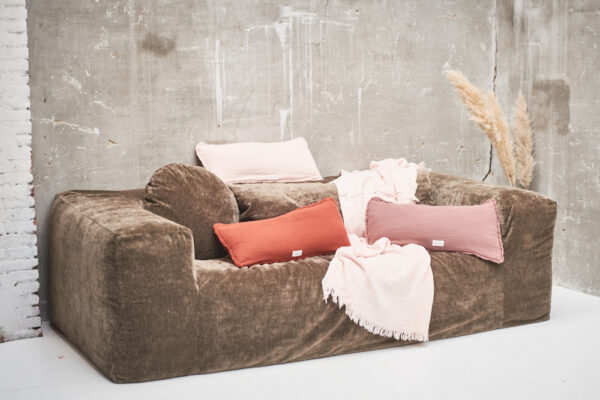 YOK - Terre Brûlée - Cotton Gauze Cushion - 40x60cm (Cushioning Included)