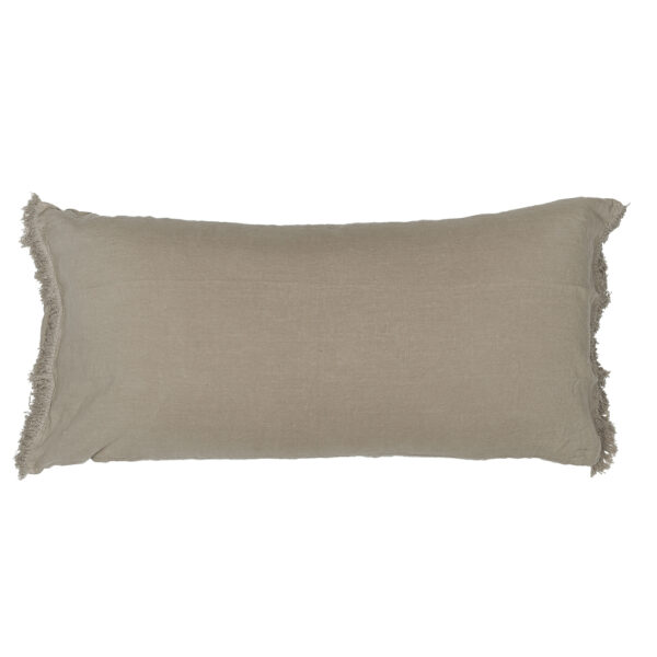 LOVERS FRANGÉ - Naturel - Fringed Cushion - 55x110cm (Cushioning Included)