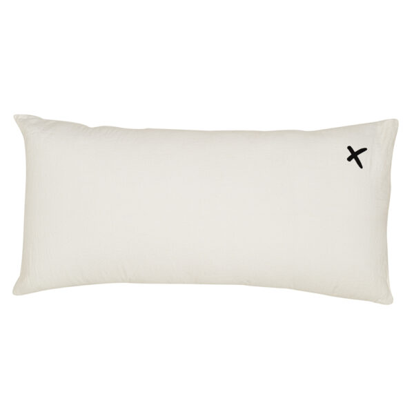 LOVERS - Milk – Silkscreened Cushion – 55x110cm (Cushioning Included)