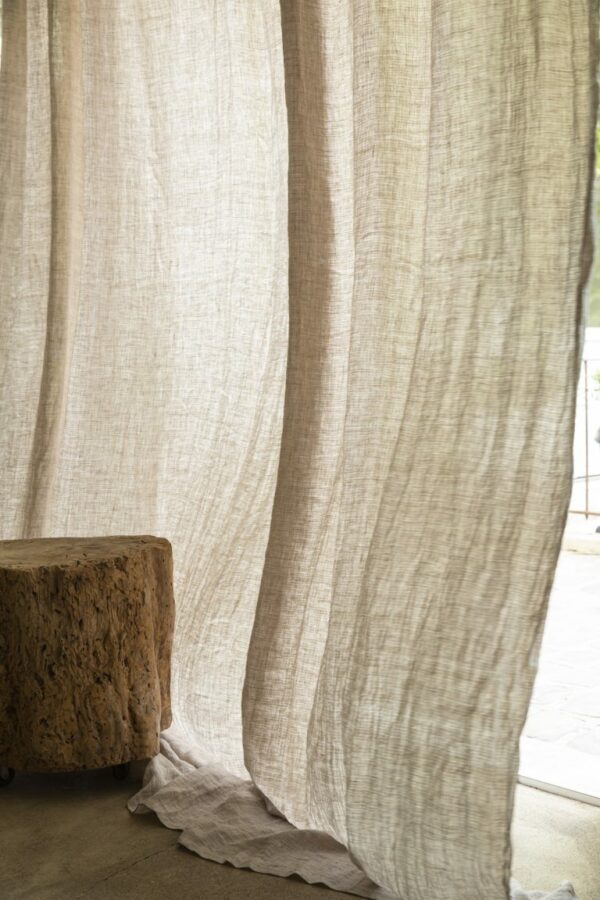 POLAR - Butternut – Changing Linen Curtain – 180x250cm