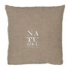 MOLLY - Naturel – Silkscreened Cushion – 35x35cm (Cushioning Included)