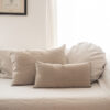 BOPPER - Kaki - Linen Cushion - 50x70 (Cushioning Included)