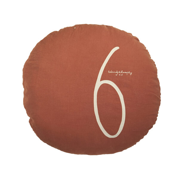SHINING - Terre Brûlée – Silkscreened Cushion – Ø63cm (Cushioning Included)