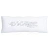 SMOOTHIE - Blanc – Silkscreened Cushion – 30x70cm (Cushioning Included)
