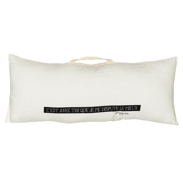 SMOOTHIE - Milk – Silkscreened Cushion – 30x70cm (Cushioning Included)
