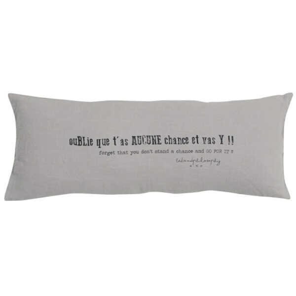 SMOOTHIE - Orage – Silkscreened Cushion – 30x70cm (Cushioning Included)