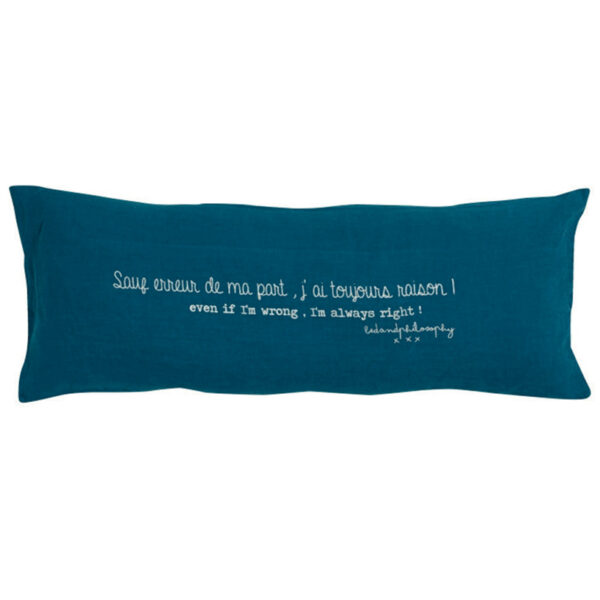 SMOOTHIE - Piscine – Silkscreened Cushion – 30x70cm (Cushioning Included)