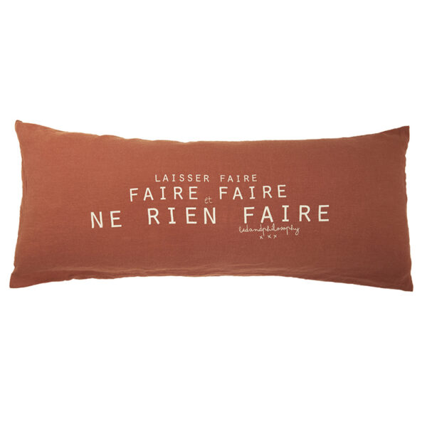 SMOOTHIE - Terre Brûlée – Silkscreened Cushion – 30x70cm (Cushioning Included)