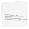 SUN - Blanc – Silkscreened Plaid – 130x170cm