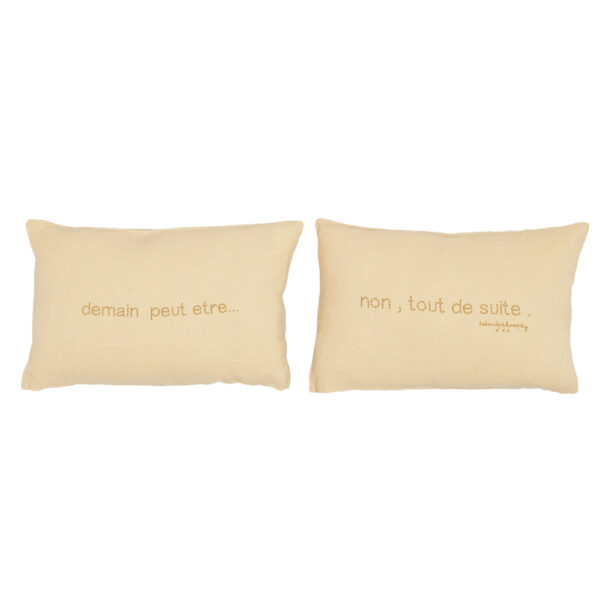 SWITCH - Pop Corn – Silkscreened Cushions Pair – 25x40cm (Cushioning Included)