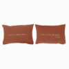 SWITCH - Terre Brûlée – Silkscreened Cushions Pair – 25x40cm (Cushioning Included)