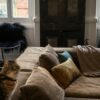 Corner Sofa - COIN SLOW - Smooth Velvet WOLF