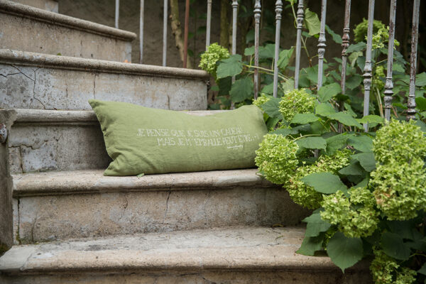 SMOOTHIE - Naturel – Silkscreened Cushion – 30x70cm (Cushioning Included)