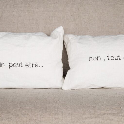 Coussin demain peut-être non tout de suite...