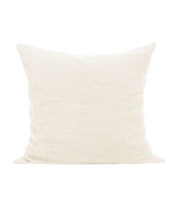 Coussin de canapé en lin BLANC