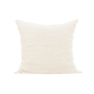 Coussin de canapé en lin BLANC