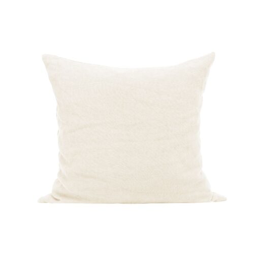 Coussin de canapé en lin BLANC