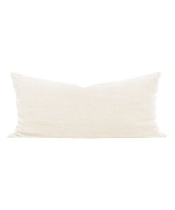 Coussin de canapé en lin BLANC