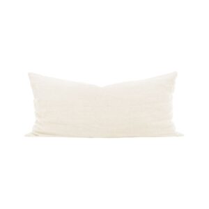 Coussin de canapé en lin BLANC