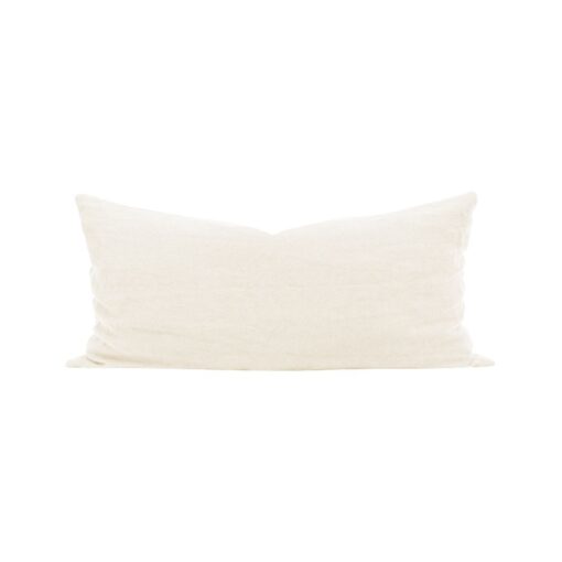 Coussin de canapé en lin BLANC