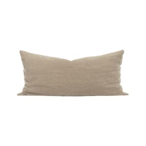 Coussin de canapé en lin NATUREL