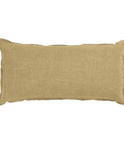 Coussin en lin changeant butternut