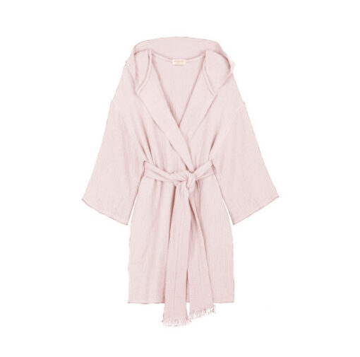 Kimono en gaze de coton, coloris Cloud Pink