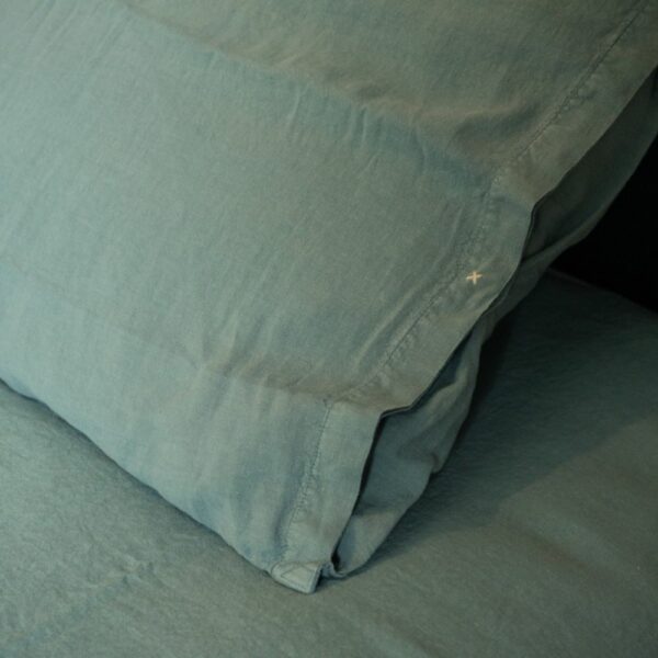 CHAMBERS - Minéral – Washed Linen Fitted Sheet – 90x200cm