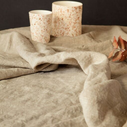 Nappe en lin naturel