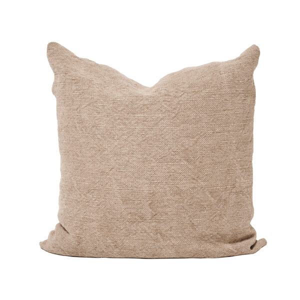 ADAN - Flax - Grosse Trame Cushion - 80x80cm (Cushioning Included)
