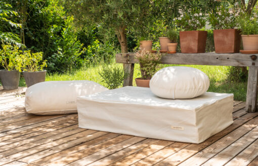 AMBIANCE PALETTE COUSSINS OUTDOOR BLANC