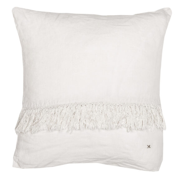 ARTY - Plume - Fringed Cushion - 35x35cm (Cushioning Included)