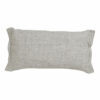 CANAILLE - Grey - Changing Linen Cushion - 30x60cm (Cushioning Included)