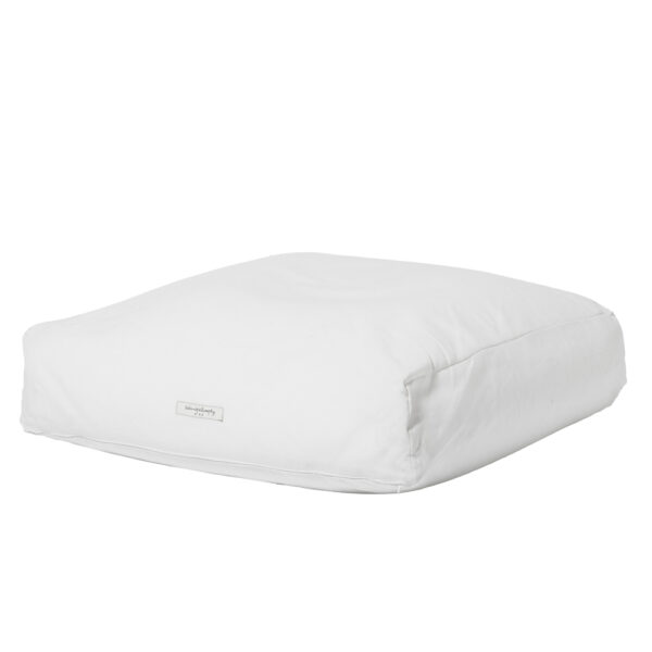 FLAT - Blanc - Outdoor Floor Cushion - 95x95x25cm (Cushioning Included)
