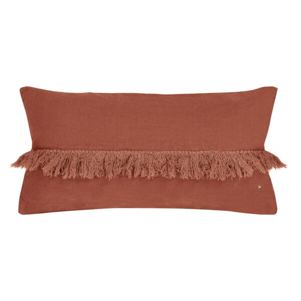 FOX - Terre Brûlée - Fringed Cushion - 30x60cm (Cushioning Included)
