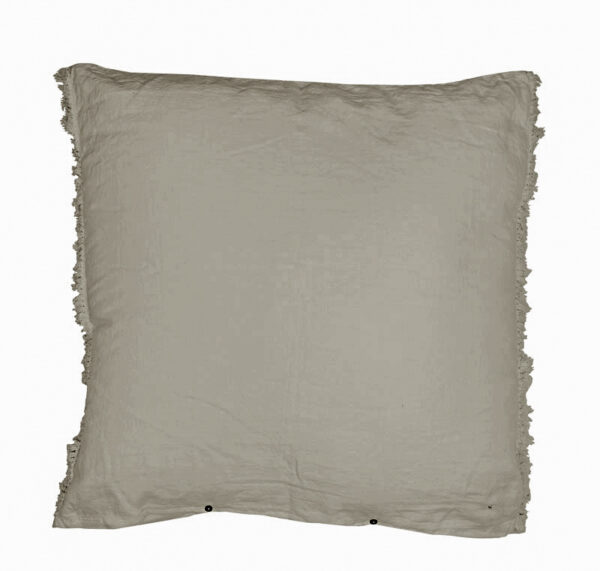 MELLOW FRANGÉ - Naturel - Fringed Cushion - 65x65cm (Cushioning Included)