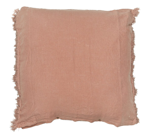 MELLOW FRANGÉ - Rosebud - Fringed Cushion - 65x65cm (Cushioning Included)