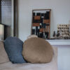 BEN - Grey - Changing Linen Cushion - ∅63cm (Cushioning Included)