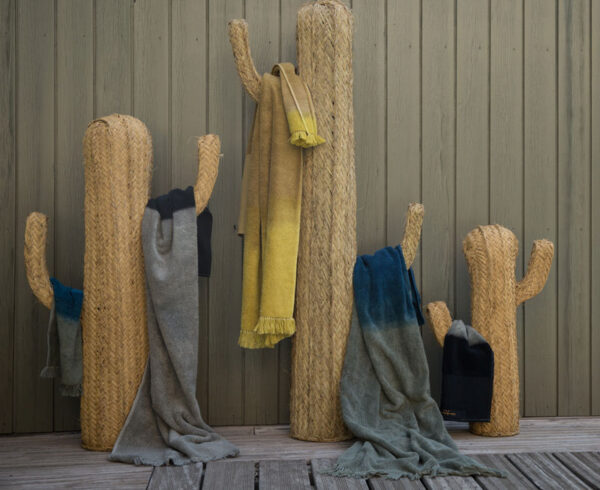 BAGNI large size – Charbon/Orage – Tie And Dye Towel – 100x150cm