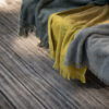 BAGNI large size – Noir – Tie And Dye Towel – 100x150cm